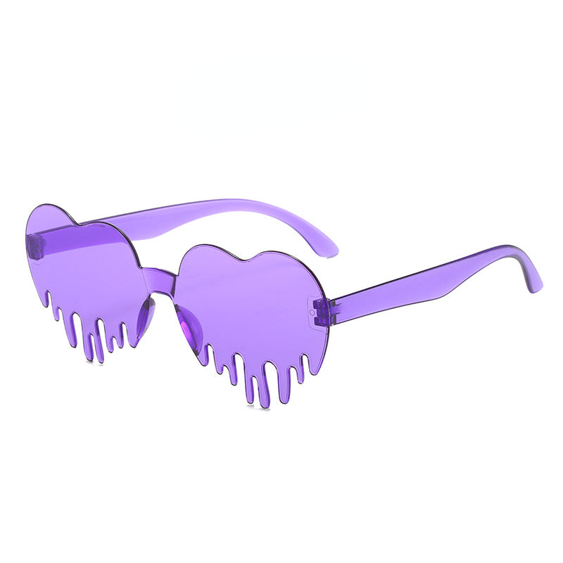 Wholesale Thin Candy Colored Love PC Sunglasses